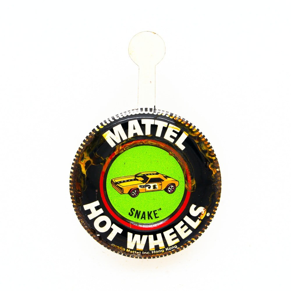 Vintage Hot Wheels Redline Tinplate Button Badge All Very Good or Better