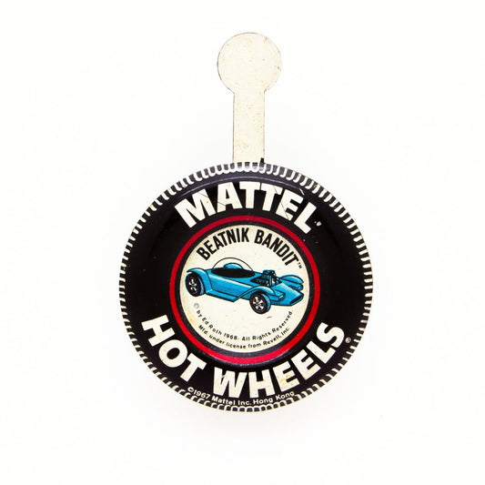 Vintage Hot Wheels Redline Tinplate Button Badge All Very Good or Better