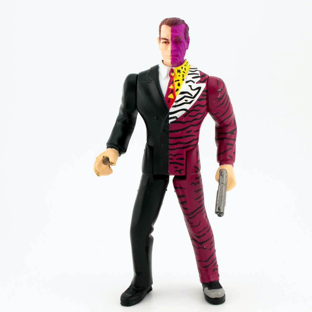 Vintage Kenner Batman Forever TWO - FACE 1995 C - 8 Excellent Loose Action Figure