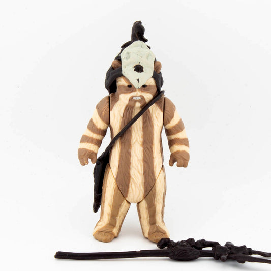 Vintage Kenner Star Wars Logray Ewok C - 8 1983 Hong Kong - DT Collectable Toys