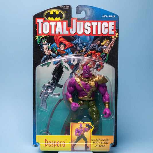 Vintage Kenner Total Justice DESPERO 1996 DC Comics Action Figure - DT Collectable Toys