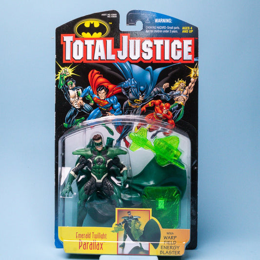 Vintage Kenner Total Justice Emerald Twilight PARALLAX 1996 DC Comics MOC Figure - DT Collectable Toys