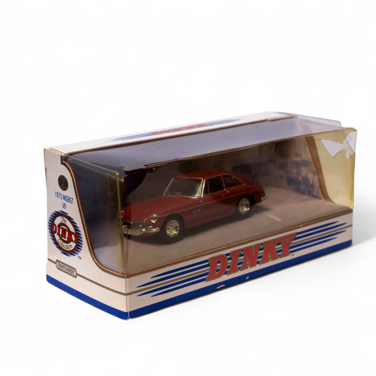 Vintage Matchbox Dinky DY - 19 1973 MGBGT V8 in Maroon 1993 MIB Diecast Vehicle Picture 2