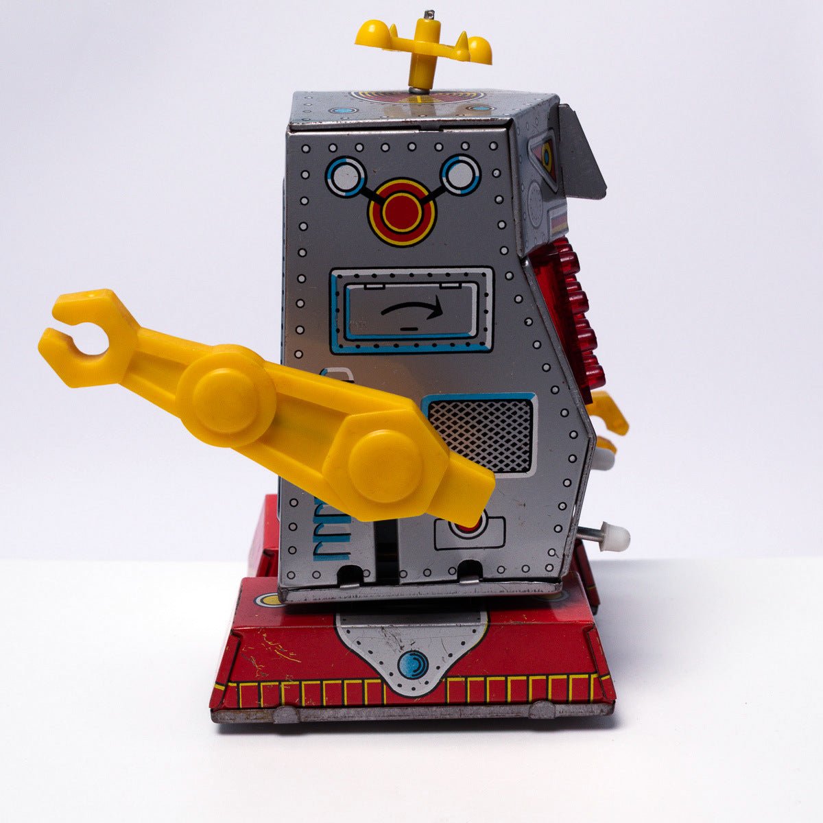 Vintage Noguchi Mechanical Wind - up Super Robot Made in Japan 1960's