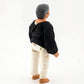Vintage Remco Karate Kid Sato 1986 Action Figure Excellent - DT Collectable Toys