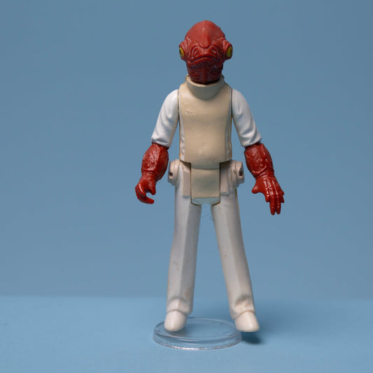 Vintage Star Wars ADMIRAL ACKBAR Kenner 1982 Taiwan Action Figure Excellent - DT Collectable Toys
