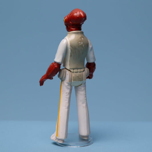 Vintage Star Wars ADMIRAL ACKBAR Kenner 1982 Taiwan Action Figure Good - DT Collectable Toys