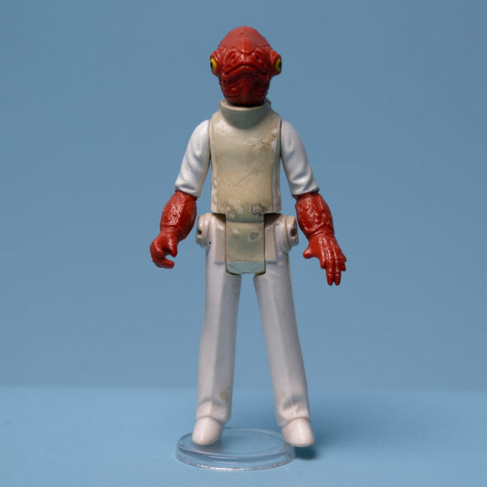 Vintage Star Wars ADMIRAL ACKBAR Kenner 1982 Taiwan Action Figure Good - DT Collectable Toys