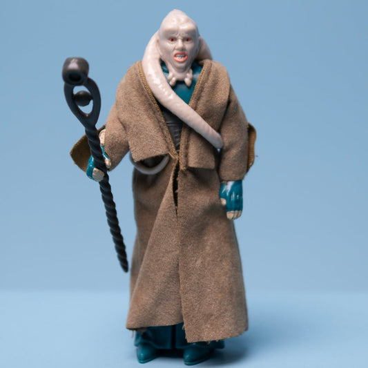 Vintage Star Wars BIB FORTUNA Kenner 1983 Hong Kong (R/L) Action Figure Complete - DT Collectable Toys