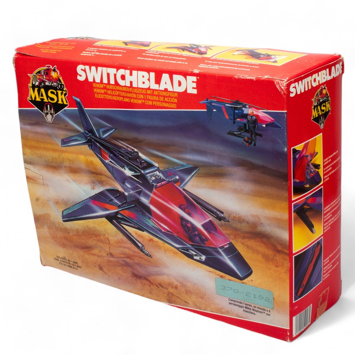 Vintage SWITCHBLADE Kenner M.A.S.K. Complete & Boxed Action Figure Picture 10