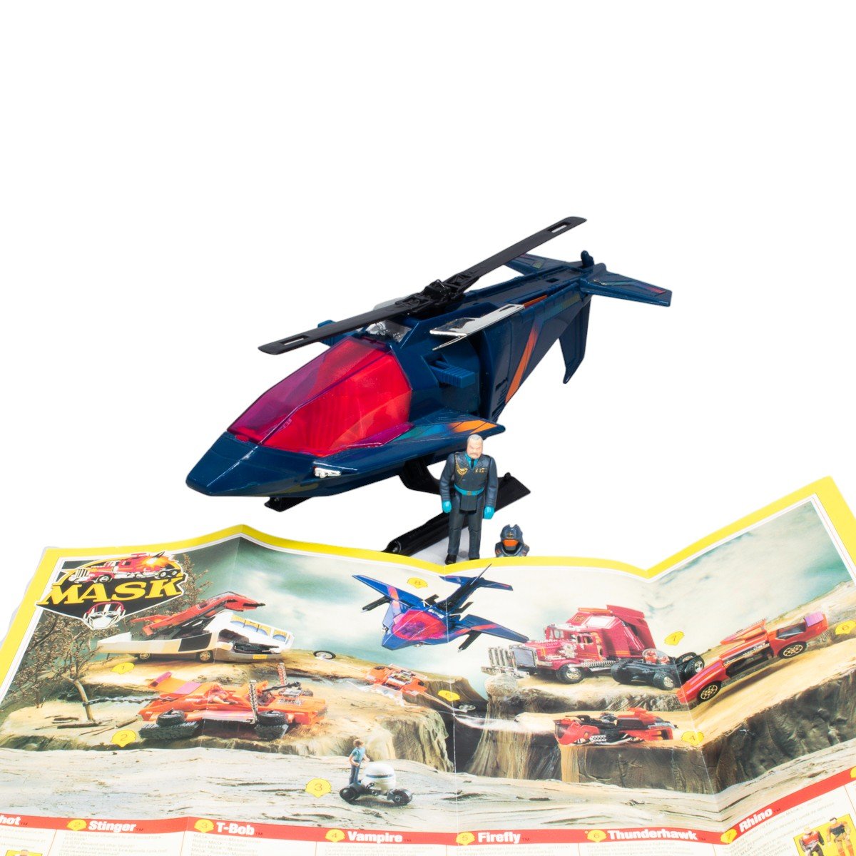 Vintage SWITCHBLADE Kenner M.A.S.K. Complete & Boxed Action Figure Picture 7