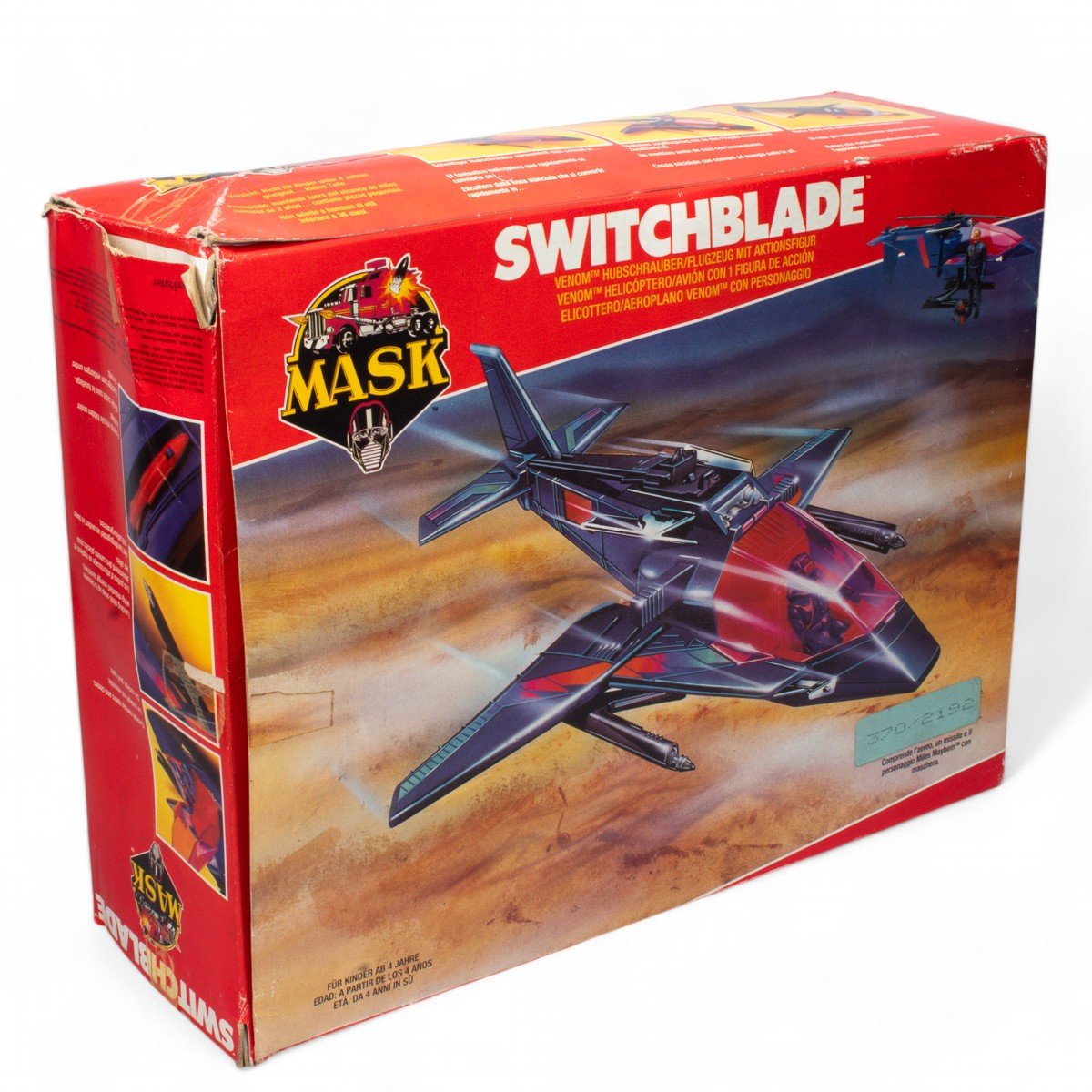 Vintage SWITCHBLADE Kenner M.A.S.K. Complete & Boxed Action Figure Picture 9