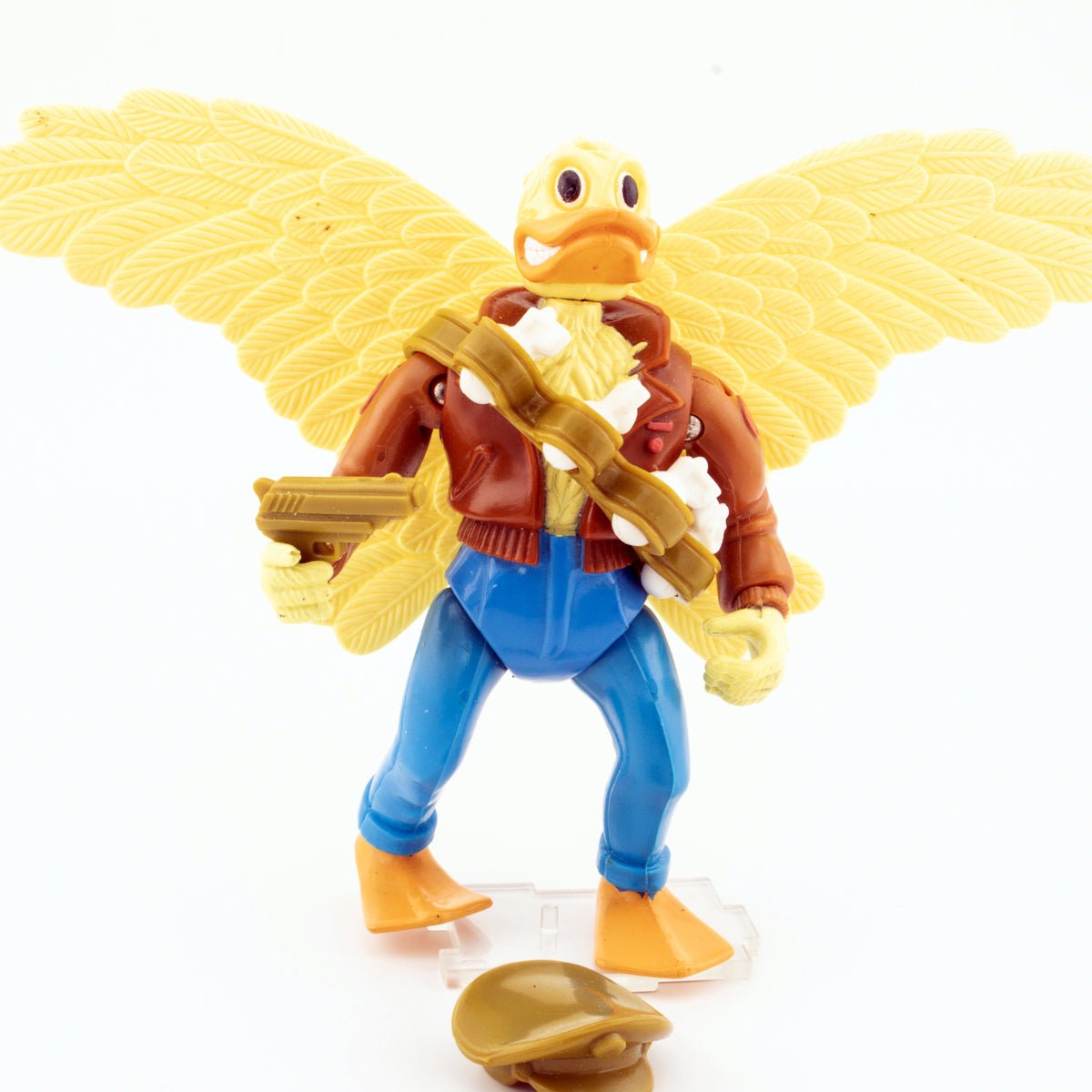 Vintage TMNT Ace Duck 1989 Playmates Teenage Mutant Ninja Turtles Action Figure - DT Collectable Toys