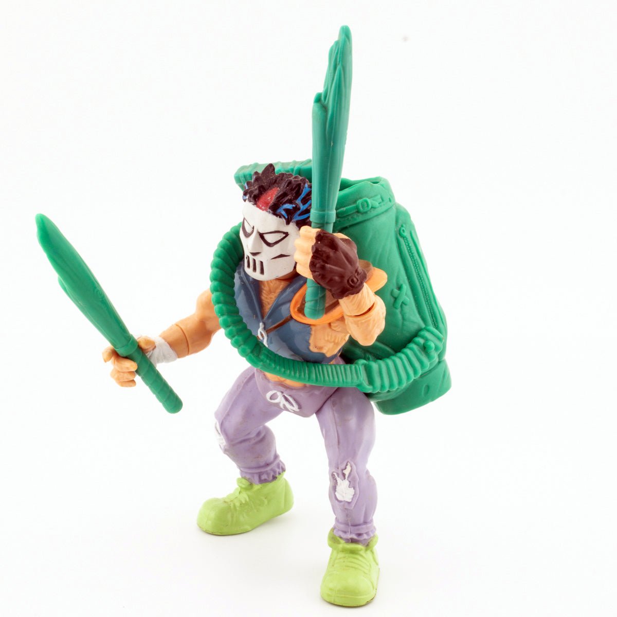 Vintage TMNT Casey Jones 1989 Playmates Teenage Mutant Ninja Turtles Action Figure - DT Collectable Toys