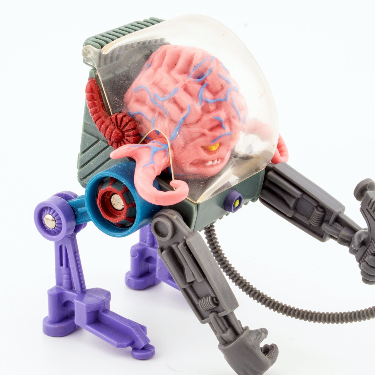 Vintage TMNT Krang 1989 Playmates Teenage Mutant Ninja Turtles Action Figure - DT Collectable Toys