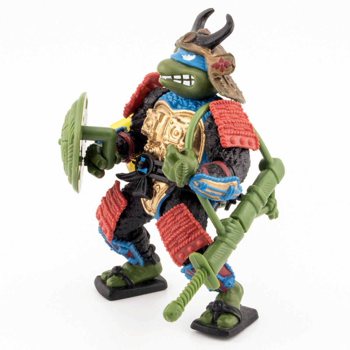 Vintage TMNT Leo the Sewer Samurai 1990 Playmates Teenage Mutant Ninja Turtles - DT Collectable Toys