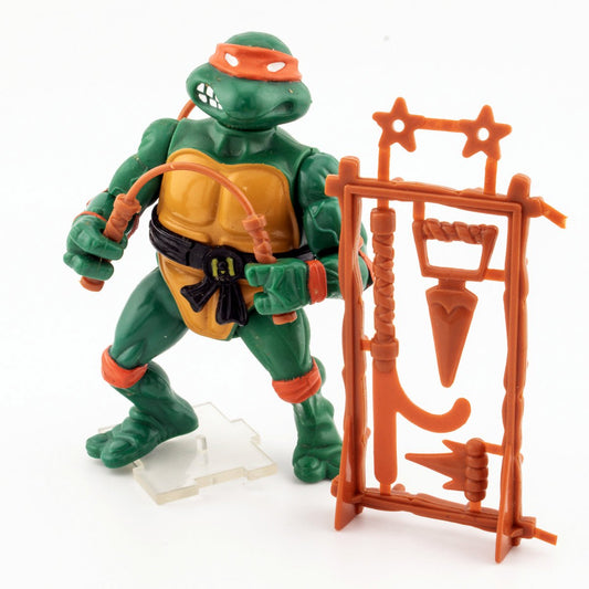 Vintage TMNT Michaelangelo 1988 Playmates Teenage Mutant Ninja Turtles Action Figure - DT Collectable Toys