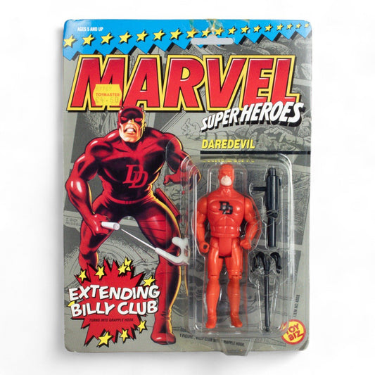 Vintage Toy Biz Daredevil Marvel Super Heroes Carded Action Figure Opened - DT Collectable Toys
