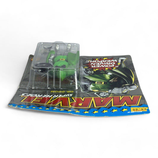 Vintage Toy Biz Dr Doom Marvel Super Heroes Carded Action Figure Opened - DT Collectable Toys