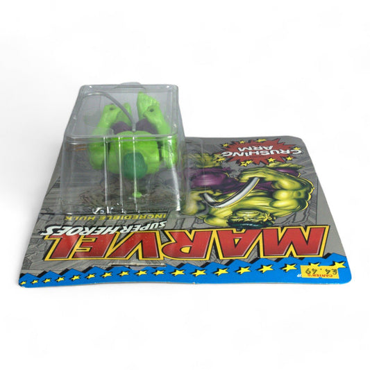 Vintage Toy Biz Incredible Hulk Marvel Super Heroes Carded Action Figure Opened - DT Collectable Toys