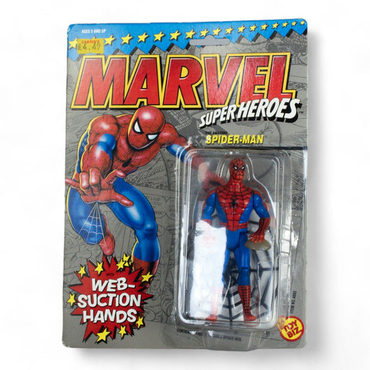 Vintage Toy Biz Spider - Man Marvel Super Heroes Carded Action Figure Opened - DT Collectable Toys