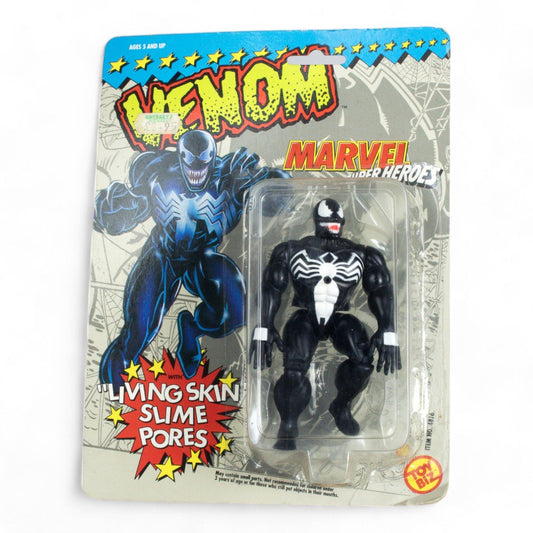 Vintage Toy Biz Venom Marvel Super Heroes Carded Figure Opened - DT Collectable Toys