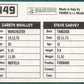 Panini Sticker Garvey / Whalley Crewe Alexandra No.449