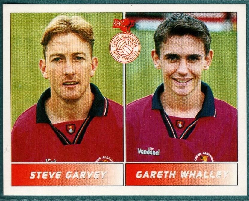 Panini Sticker Garvey / Whalley Crewe Alexandra No.449